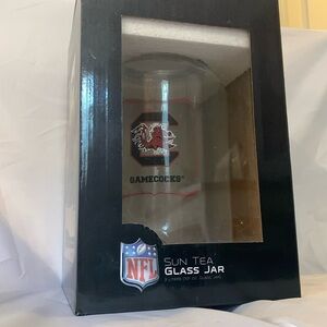 South Carolina Gamecocks NFL glass drink dispenser/ sun tea jar